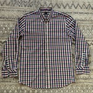 Paul Smith London Slim Fit Plaid Dress Shirt 16.5